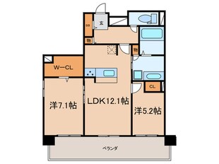 Ｌ´ＥＮＶＯＬ　ＭＥＩＥＫＩの物件間取画像